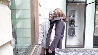 Two mature lesbians go all the way