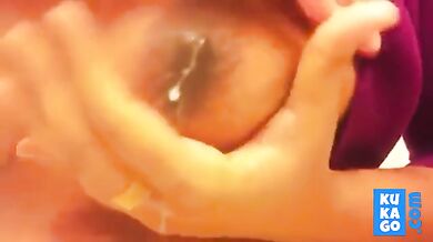 Indian mom Milking boobs
