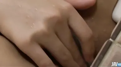 激エロ！スケスケプレイスーツでバスルームオナニー