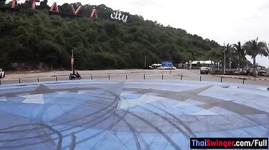 Thai GF motobike ride and fuck at home