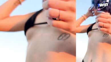 Sizzling couple on the beach, hefty dick, red-hot porno action!