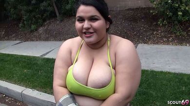 Chubby BBW First Interracial Sex