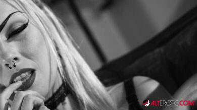 Robin Coffins in claXXXic Black & White Tease Video