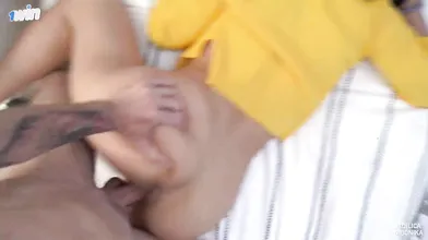 Real public fuck-a-thon with stepfather and crony's daughter Jadilica for homewo
