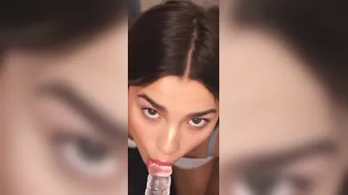 Girl Dildo Blowjob Nice
