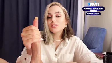 Milf handjob from the hottest stepmom on earth - astounding XXX!