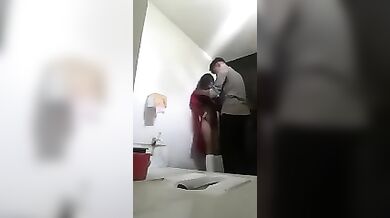 Indian Lovers Fucking At The Toilet