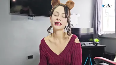 My insane stepsister tears up me and I let her treat me like a slut.