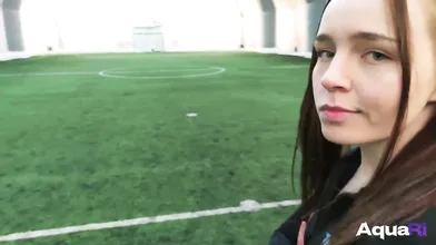 Won a professional football player - sexiest gonzo porn! This red-hot gal is pre