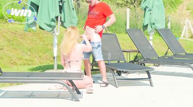 Cheating housewife breaks college rules, gets public blowage from crazy tart - X