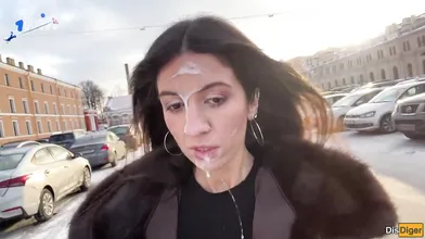 Public cumwalk with fabulous stranger for massive cum reward - Amazing porn!