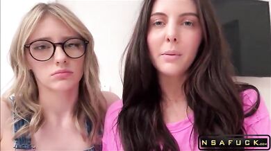 Nerdy StepSisters First Fuck Melody Marks Theodora Days Lesson