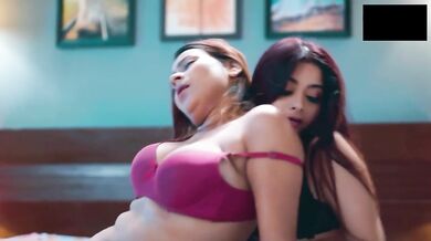 Indian Bored Housewives Fills Theirdesires With Lesbian Love - Web Series Scenes