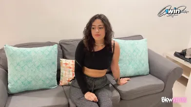 18yo Izamariposa exposes her private Instagram in this blowage casting flick - g