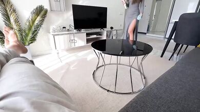 StepMom Caught Step Sons Boner Helped Him Cum on Her Ass vol1