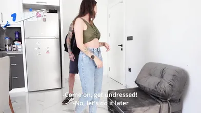 Her hubby's hard-core come back makes her rump sing - nasty porn!