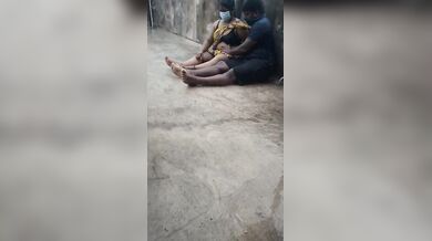 Horny Tamil Aunty Boobs Pressing Fingering Peing In Rain At Terrence