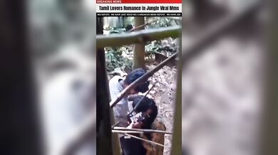 Tamil College Lovers Caught In Camera While Having Romance In Jungle