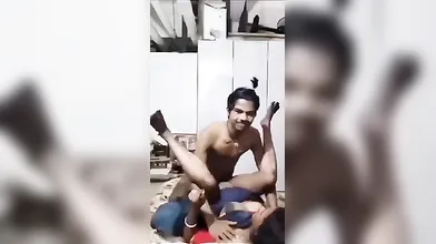 Desi Sexy House Wife Sex With Son In Sleep Position