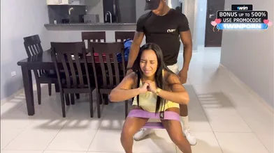 Hot latina BBC trainer torn upfirst-time hotwife! Taboo real bang-out with dirty