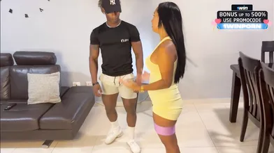 Hot latina BBC trainer torn upfirst-time hotwife! Taboo real bang-out with dirty