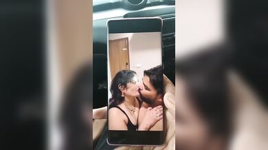 Beautiful wife kissing lover