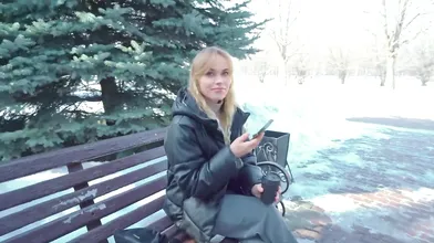 Public bj in the park with a stranger, then rode his rock-hard chisel at his pla