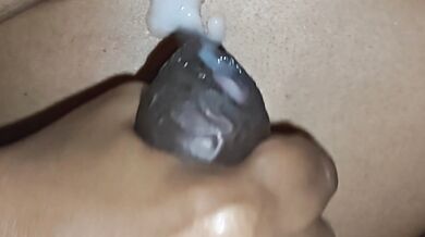 Boyfriend Cum on desi body