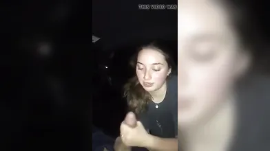 Cute Girl Bj In Car
