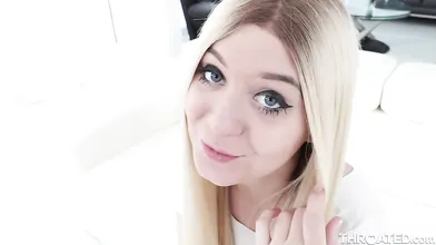 The Young Blonde And The Cock
