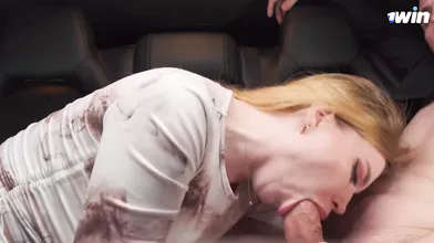 Russian amateur public hump with a filthy chick and scorching girl in a public p