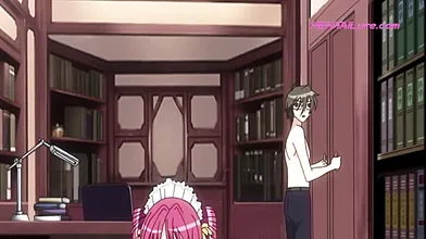 Hentai Maid Teaches Erotic Skills in Passionate Bedroom Play