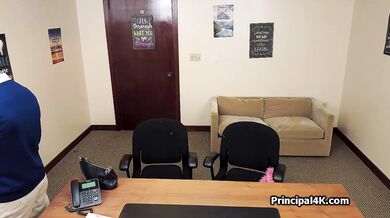 Oral loving Serena shares head teachers dick with kinky cougar