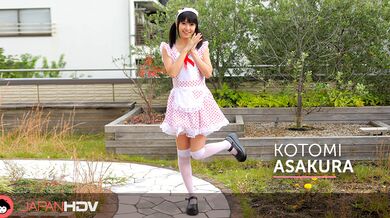 Teaser of naughty maid Kotomi Asakura