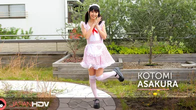 Teaser of naughty maid Kotomi Asakura