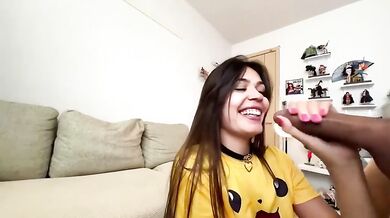 Petite Girl Takes Big Cock