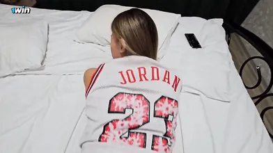 Horny Stepmom, Bulls fan, ass fucking railing and creampie - torrid porn!