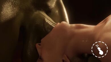 3D Animation Orc Fucks Dgirl In Anal And Cum - Futa On Futa Hentai Sex