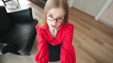 Fuck studying, I'd rather give steamy hardcore porn to young foreign language te