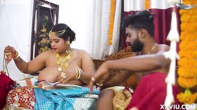 Big Boobs Desi Wife First Night Uncut