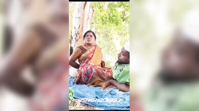 Indian Desi Paid Randi In Saree Viral Outdoor Sex With Short Guy