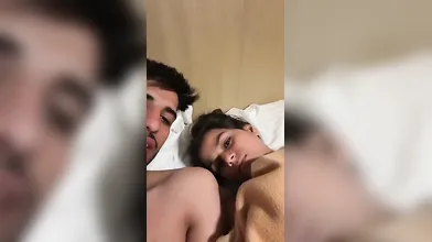 Desi Punjabi Skinny Girl With 2 Boy In Hotel