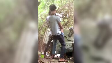 Indian Couple Outdoor Park Fucking