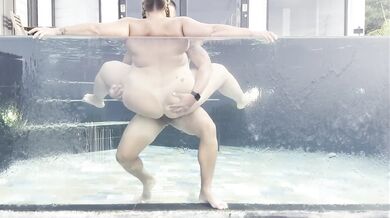 Sexy BBW MILF Fucked In The Pool