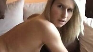 cheating housewife assfuck on couch
