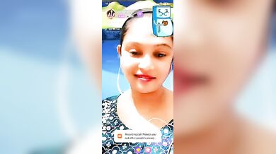 Nandini8 Showing Boobs & Fingering Pussy On Chamet Live ~ With FACE