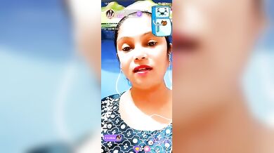 Nandini8 Showing Boobs & Fingering Pussy On Chamet Live ~ With FACE