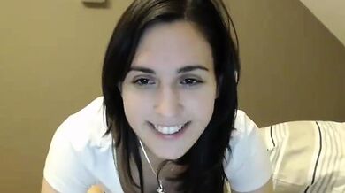 Enthusiastic brunette with tiny tits fucks her needy ass wi