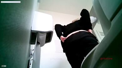 Mix of 8 Girls caught Peeing at Church