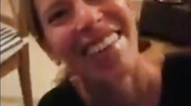 She Thinks Cum In Her Chin And Mouth Is Funny
